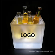 Square LED Light Up Ice Bucket